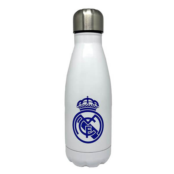Stainless steel drinking bottle Real Madrid - white