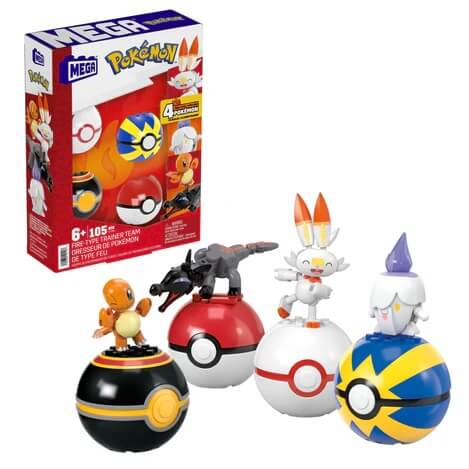Pokémon MEGA - Fire Trainer Team
