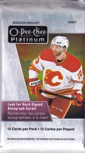 2023-2024 NHL UD O-Pee-Chee Platinum Hobby Pack - hockey cards