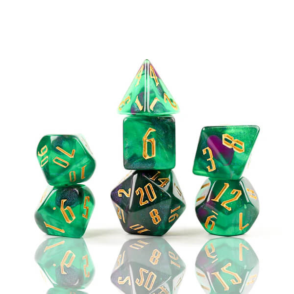 Sirius Dice Polyhedral - Skybox Nebula - 7 pcs
