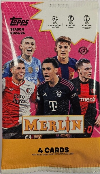 2023-2024 Topps UEFA Champions League Merlin Chrome Hobby Pack