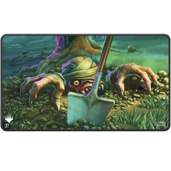 Magic the Gathering Playmat - Duskmourn Exhume Black (Stitched)