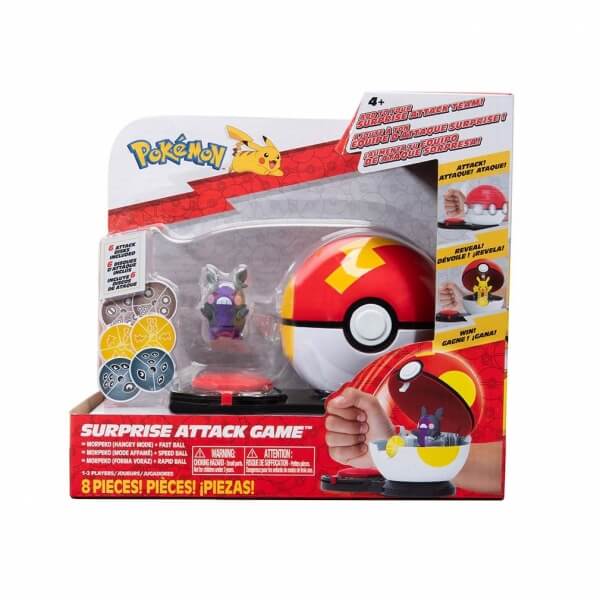 Pokemon Surprise Attack Game - Morpeko and Fast Ball