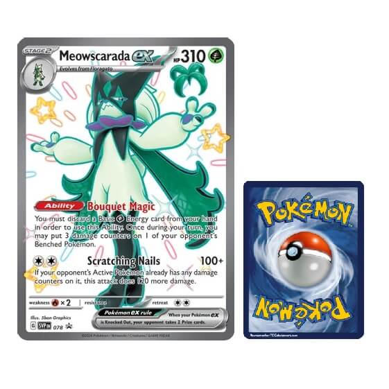 Pokémon JUMBO card Meowscarada EX from Premium Collection 