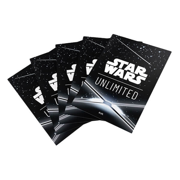 Card Sleeves Star Wars: Unlimited -  Card Back Black - 60 pcs
