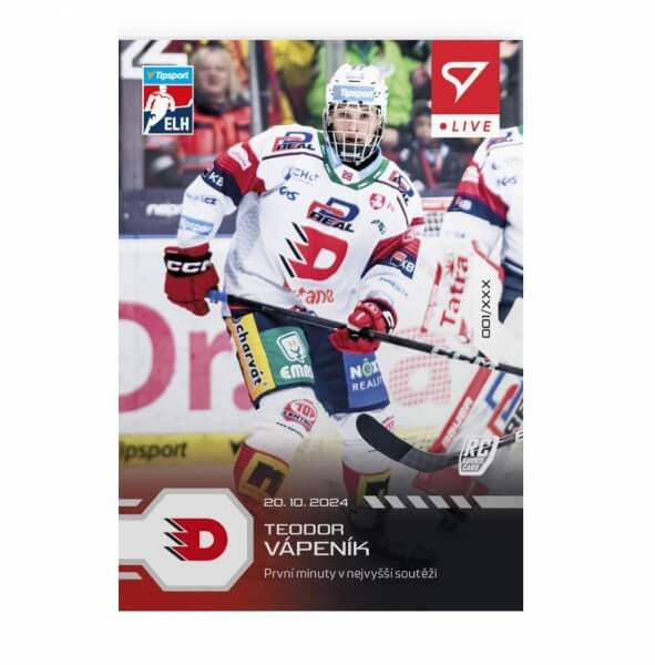 Hockey card Live Tipsport 2024-2025 - L-28 Teodor Vápeník
