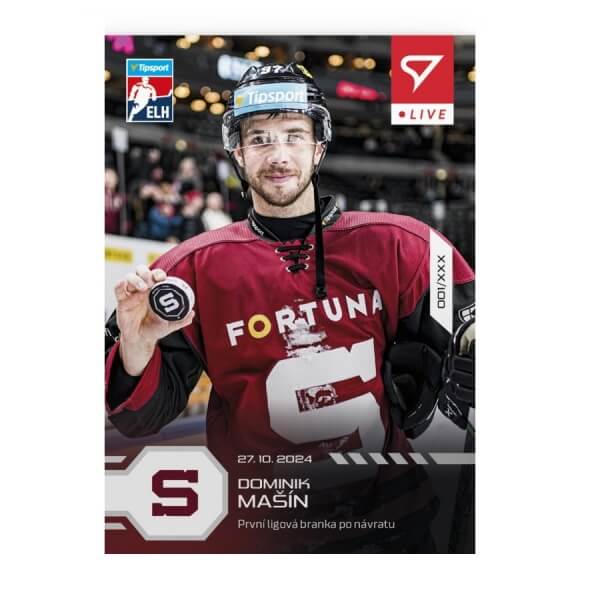 Hockey card Live Tipsport 2024-2025 - L-29 Dominik Mašín