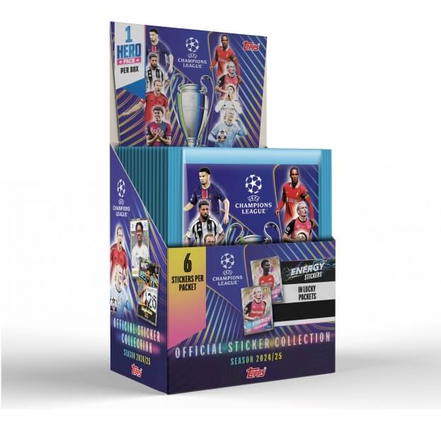 Topps Champions League 2025 Displey box - 50 packs stickers