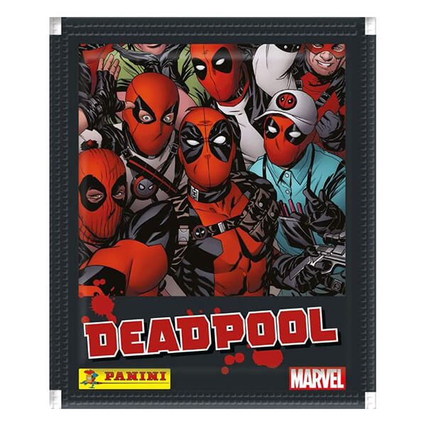 Deadpool - sticker pack (4 stickers + 1 card)