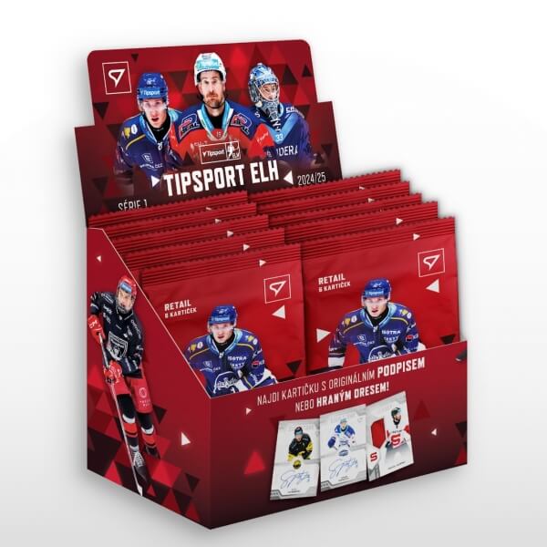 Hockey cards Tipsport ELH 24/25 Retail box 1st series