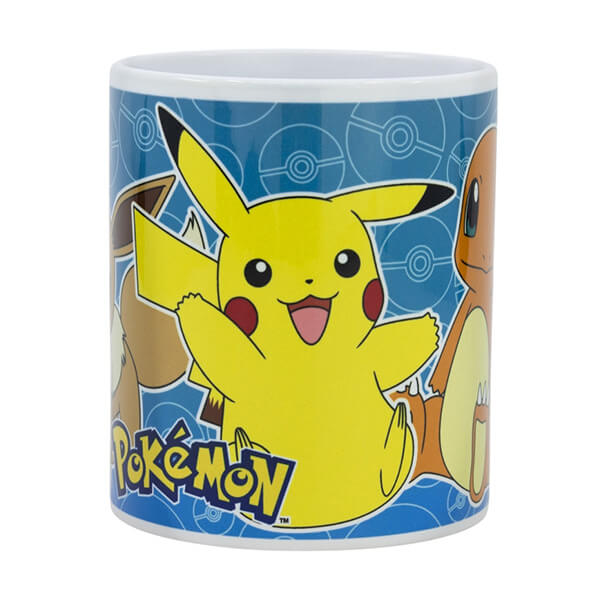 Pokémon mug - Eevee, Pikachu and Charmander