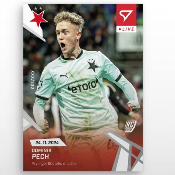 Soccer card Chance League 2024-2025 - L-25 Dominik Pech