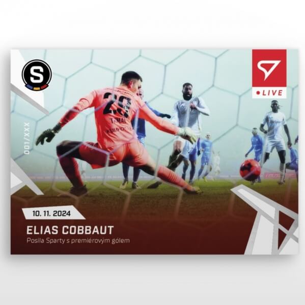 Soccer card Chance League 2024-2025 - L-20 Elias Cobbaut
