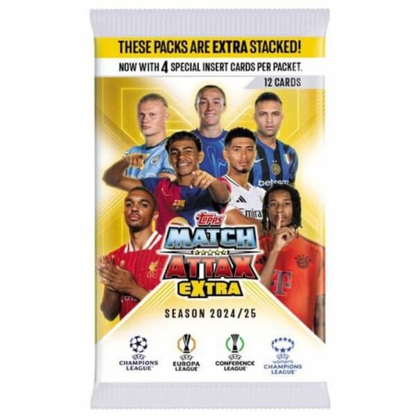 2024-2025 Topps Match Attax Extra booster pack