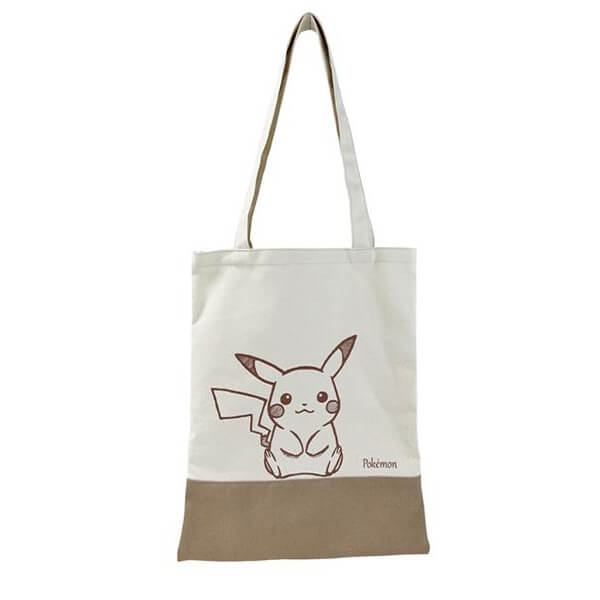 Pokémon canvas shoulder shopping bag - Pikachu (40 x 33 cm)