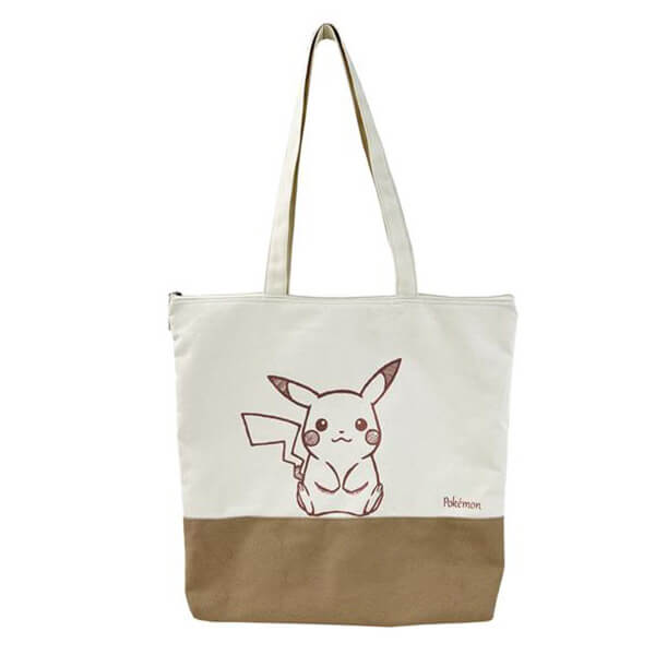 Pokémon canvas shoulder shopping bag - Pikachu (45 x 38 cm)