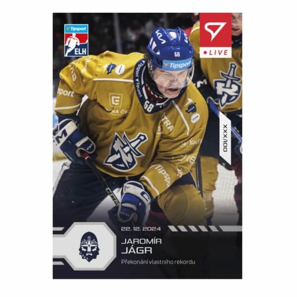 Hockey card Live Tipsport 2024-2025 - L-63 Jaromír Jágr