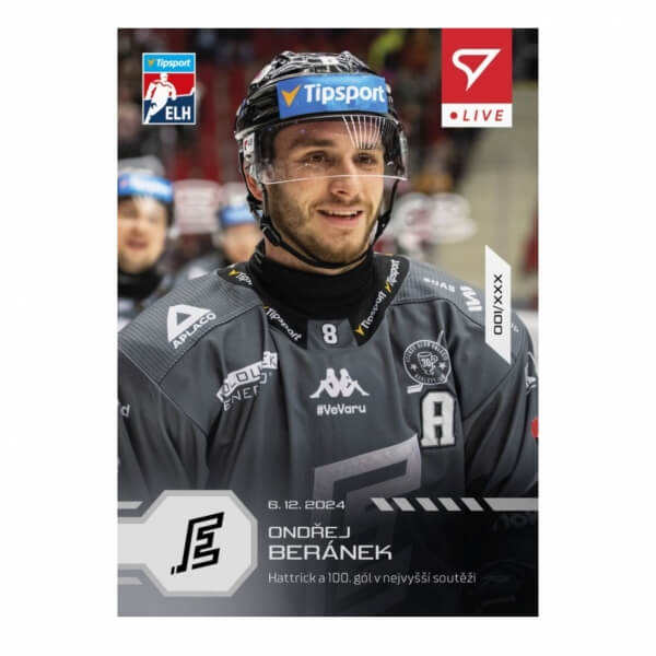Hockey card Live Tipsport 2024-2025 - L-57 Ondřej Beránek