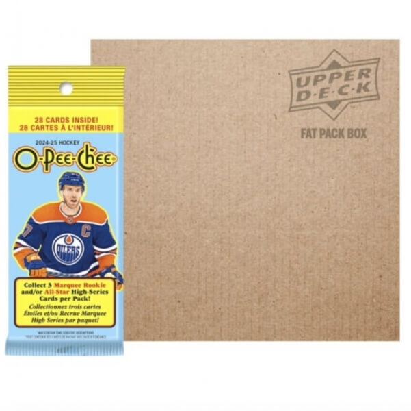 2024-2025 NHL Upper Deck O-Pee-Chee Fat Pack Box - hockey cards