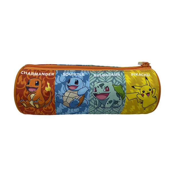 Cylindrical pencil case Pokémon Kanto Starters