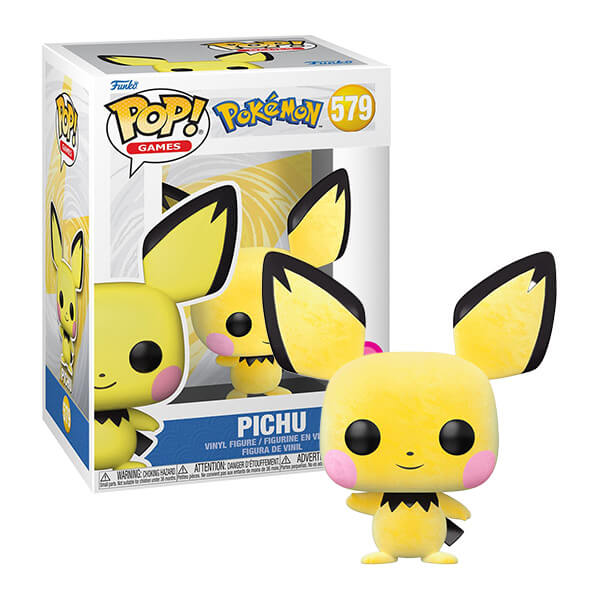 Pokémon POP! figure Pichu #579 - Exclusive version Flocked - 9 cm