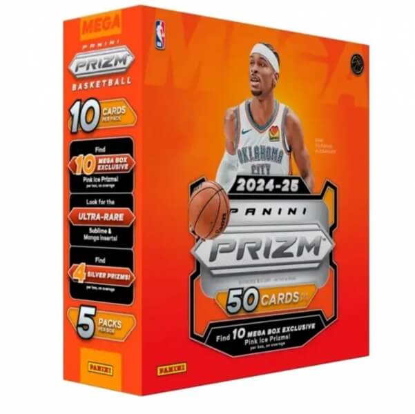 2024-2025 NBA Cards Panini Prizm Basketball Mega Box