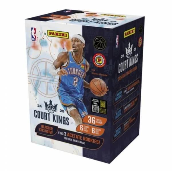 24-25 NBA Cards Panini Court Kings International Basketball Blaster Box