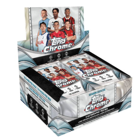 2024-2025 Topps Chrome UEFA Club Competition Jumbo Box