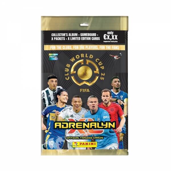 Soccer cards FIFA Club World Cup 2025 ADRENALYN Starter set