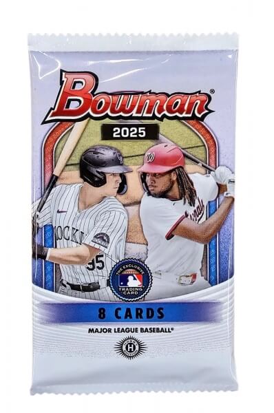 2025 Topps MLB Bowman Baseball Hobby Pack