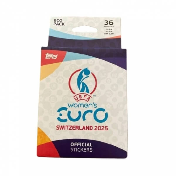 Topps EURO 2025 Women Eco Pack Stickers