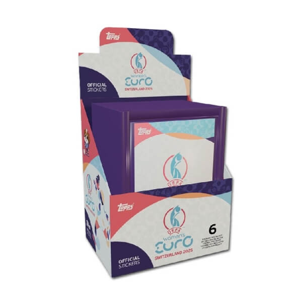 Topps EURO 2025 Women Booster Box - stickers 50 pcs