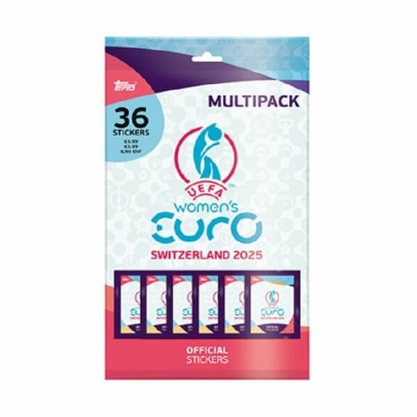 Topps EURO 2025 Women Multipack Stickers