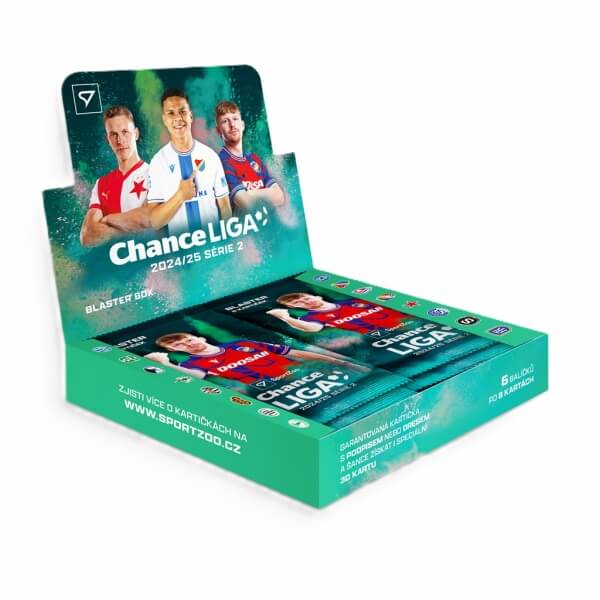 Soccer cards Chance league 2024-2025 2nd series Blaster box