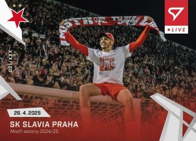 Soccer card Chance League 2024-2025 - L-52 SK Slavia Praha
