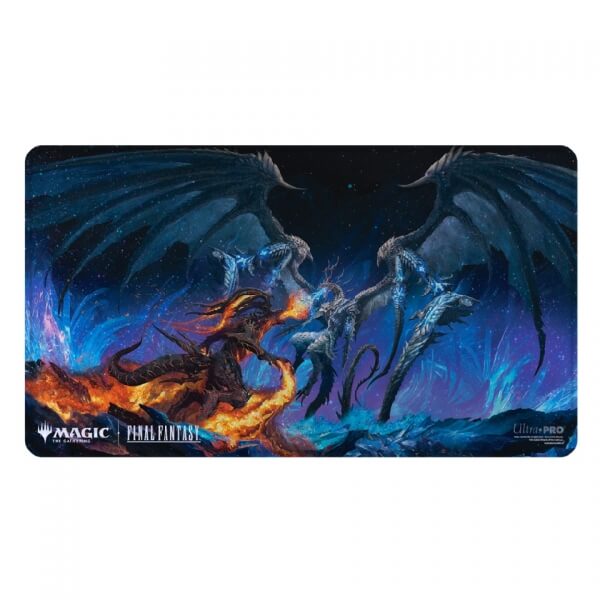 Playmat MTG Final Fantasy - Bahamut and Ifrit Holofoil