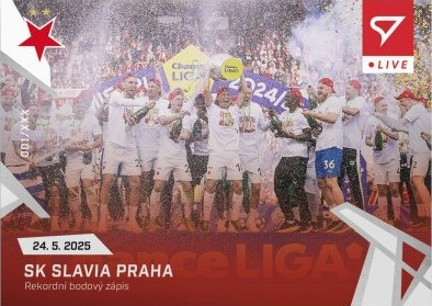 Soccer card Chance League 2024-2025 - L-72 SK Slavia Praha