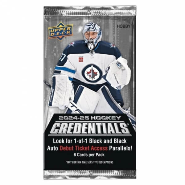 2024-2025 NHL Upper Deck Credentials Hockey Hobby Pack