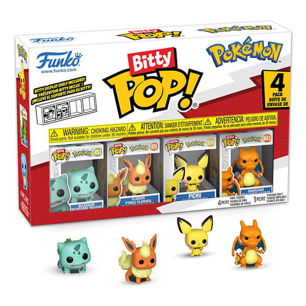 Pokémon minifigures Bitty POP! Bulbasaur 4-pack - 2 cm (Series 3)