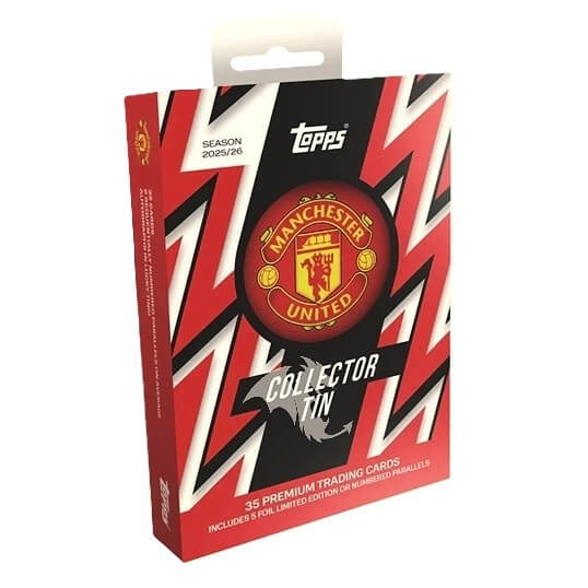 2025-2026 Topps Collector Tin - Manchester United - Football Cards