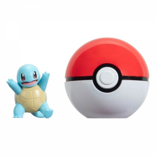 Pokémon Clip and Go Poké Ball - Squirtle Figure