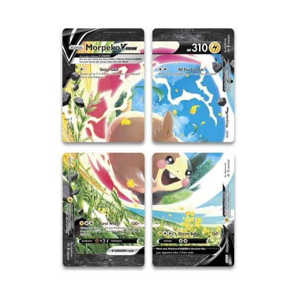 Pokémon Four Cards Morpeko V Union + Professor Burnet