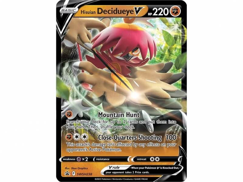 Pokémon card Hisuian Decidueye V