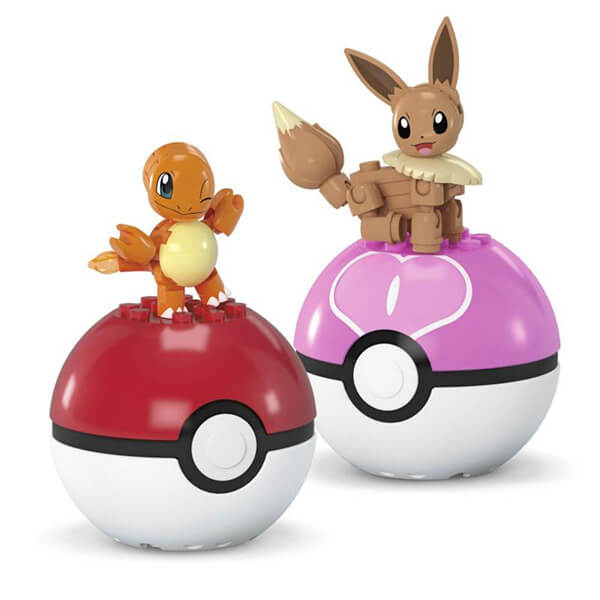 Pokémon Mega Set - Charmander and Eevee + Poké Ball