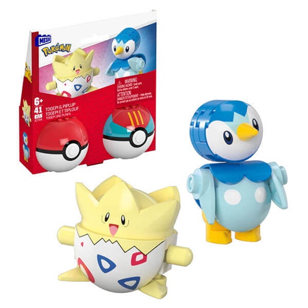 Pokémon Mega Set - Togepi and Piplup + Poké Ball