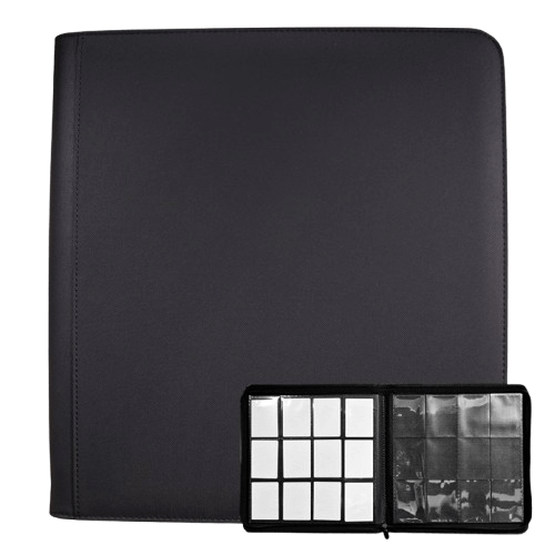 Binder TCG Guru 12-Pocket Zippered - Xenon Black for 480 cards