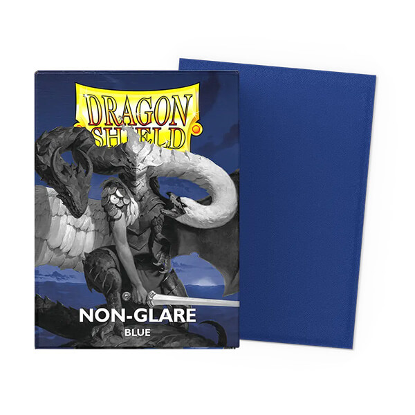 Dragon Shield Matte Card Sleeves - Blue Non-Glare - 100 pcs