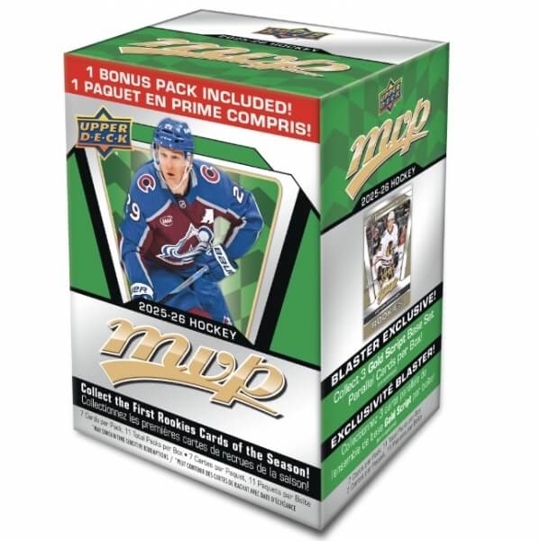 2025-2026 NHL Upper Deck MVP Blaster Box - hockey cards