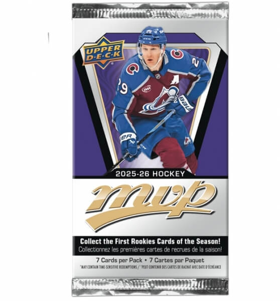 2025-2026 NHL Upper Deck MVP Gravity Feed Pack - Hockey Cards