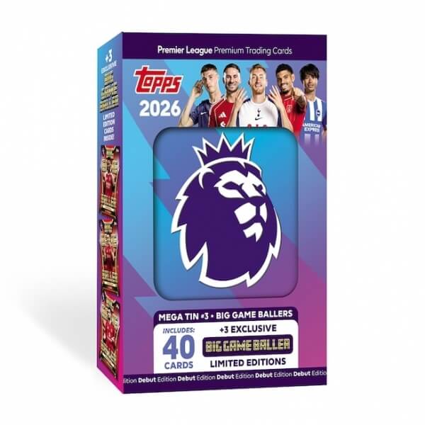 2025-2026 Topps Premier League Mega Tin #3 Big Game Ballers blue - Soccer Cards